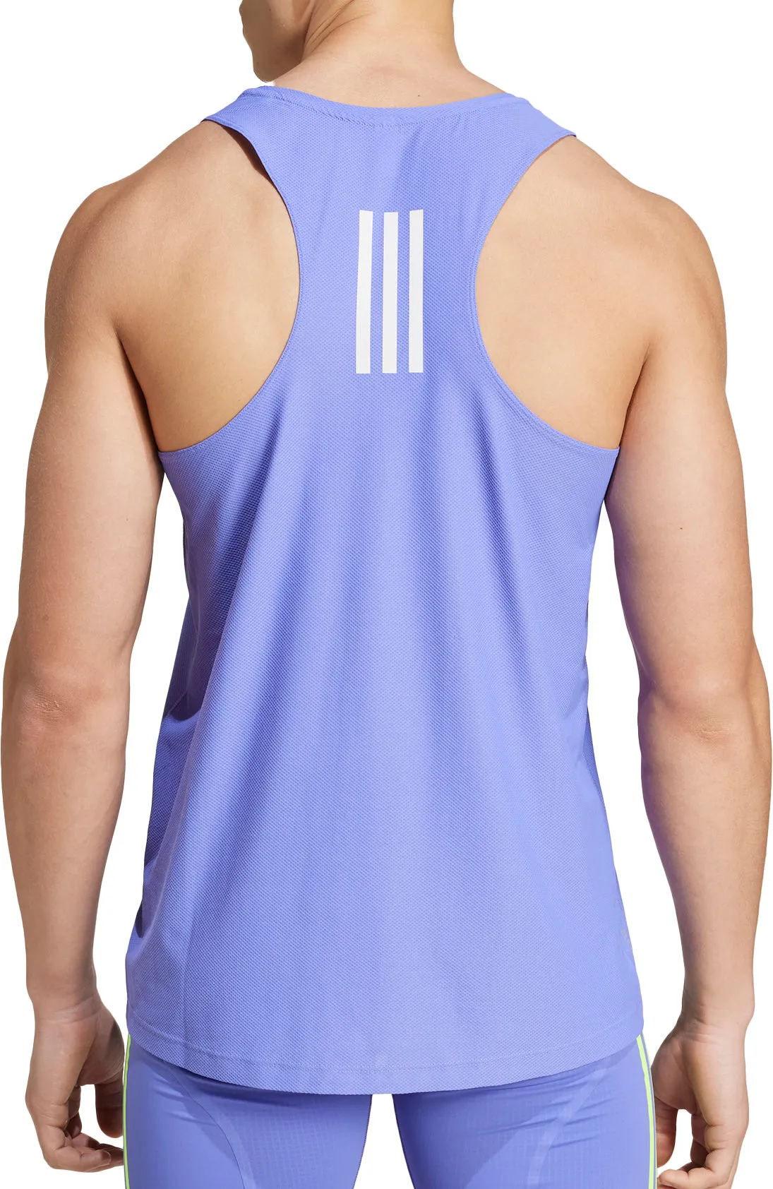 adidas Own The Run Mens Running Vest - Blue