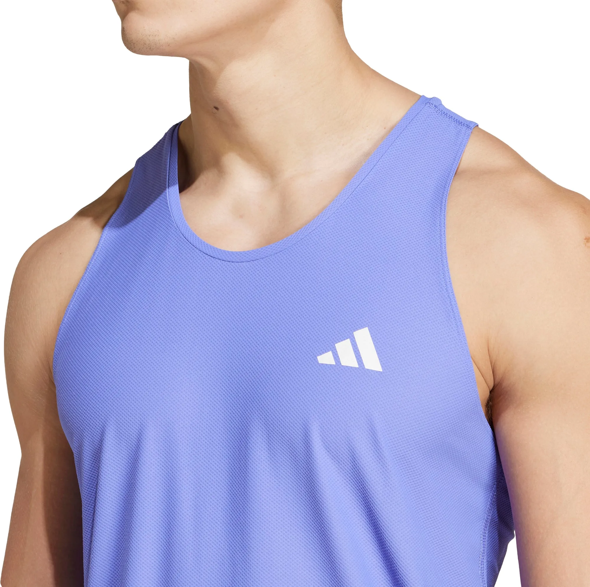 adidas Own The Run Mens Running Vest - Blue