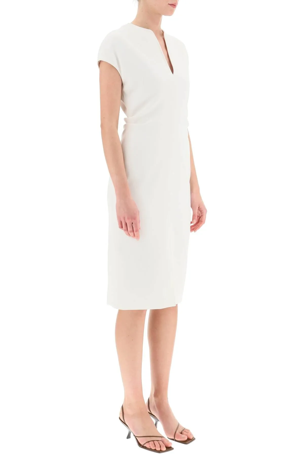 Agnona wool crepe sheath dress