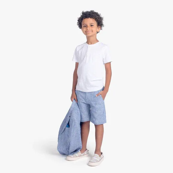 Appaman Boys Day Party Henley   D1DPH-WH  White
