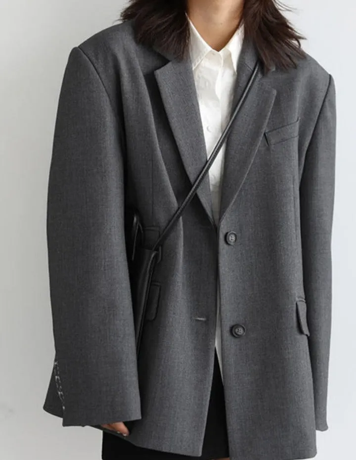 Blazer - Dames - Elegante Riana Blazer van Hoogwaardige Stof met Slim Fit Pasvorm