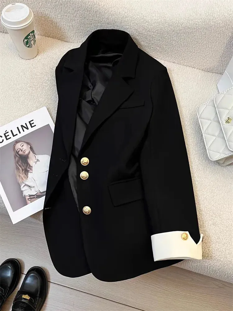 Blazer - Dames - Stijlvolle Blazer van Hoogwaardig Materiaal met Moderne Pasvorm en Elegante Afwerking