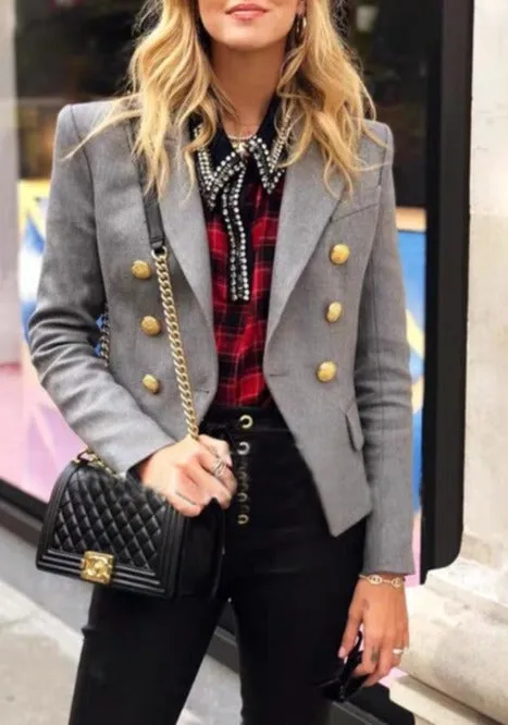 Blazer - Dames - Stijlvolle Blazer van hoogwaardig materiaal met moderne pasvorm en elegante uitstraling