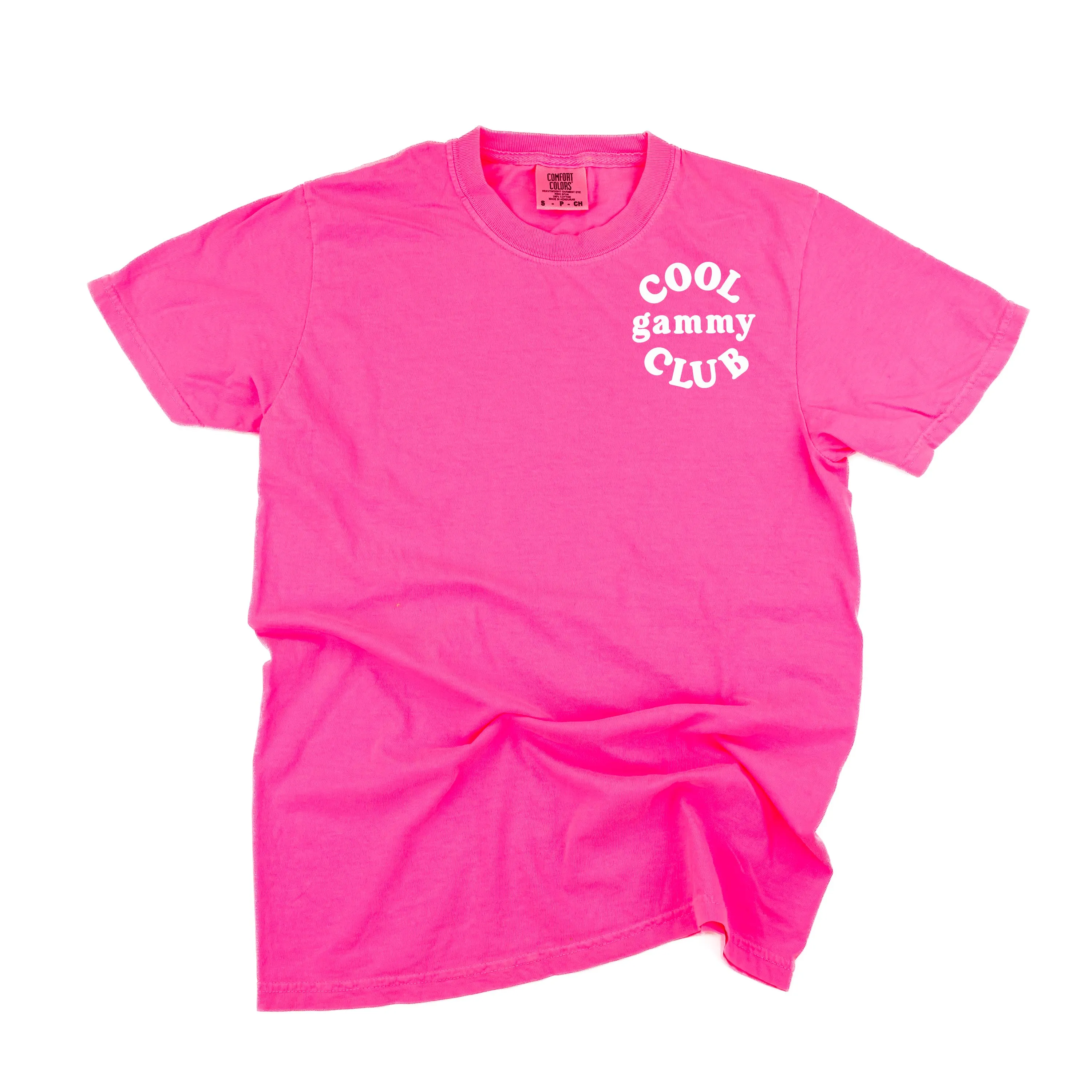 COOL Gammy CLUB - Pocket Design - SHORT SLEEVE COMFORT COLORS TEE