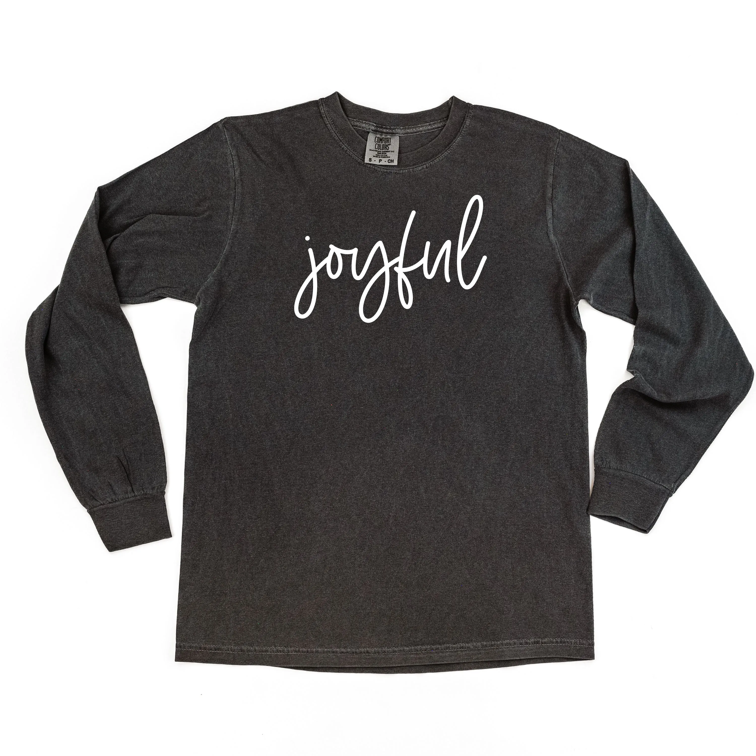 Joyful - LONG SLEEVE Comfort Colors Tee