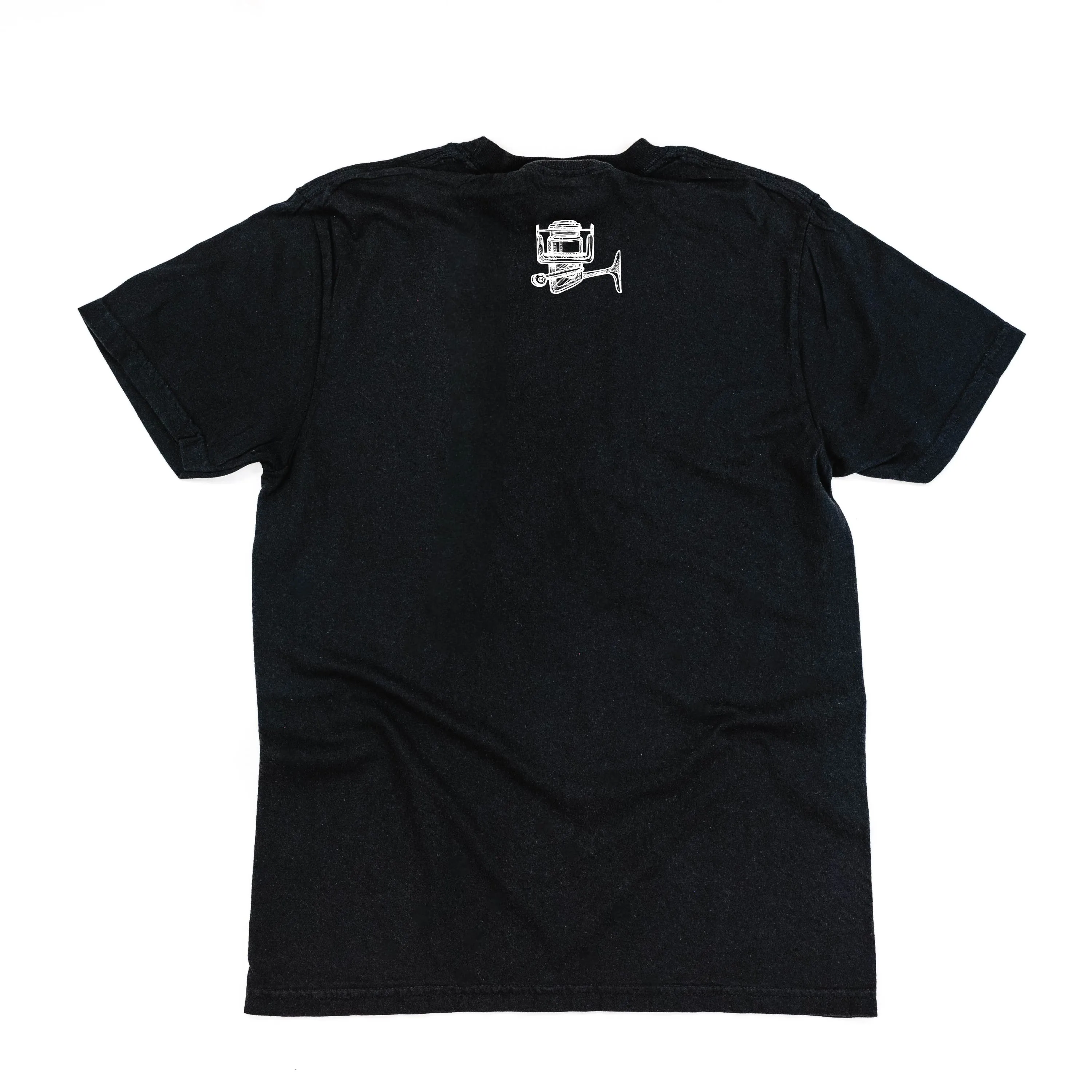 Keepin' It Reel Pocket Design on Front w/ Fishing Reel on Back - SHORT SLEEVE COMFORT COLORS TEE