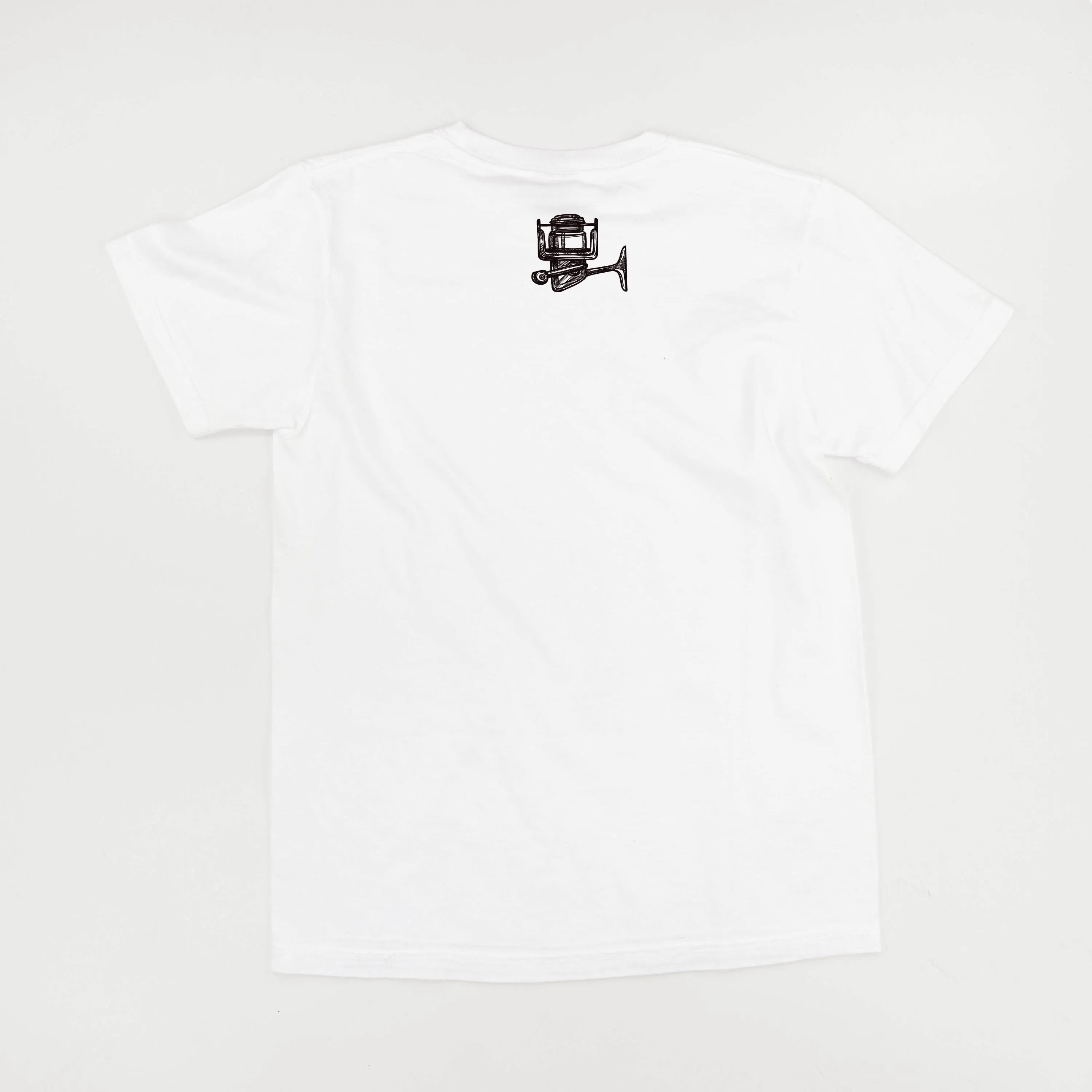 Keepin' It Reel Pocket Design on Front w/ Fishing Reel on Back - SHORT SLEEVE COMFORT COLORS TEE
