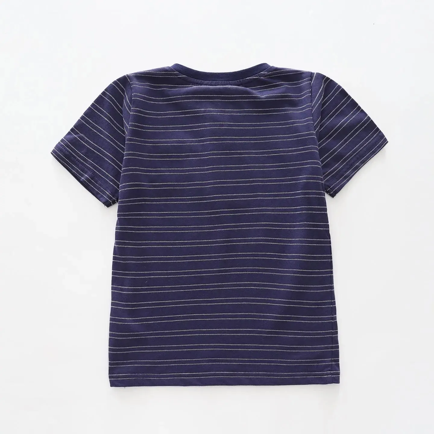 Navy Blue Henley Tee