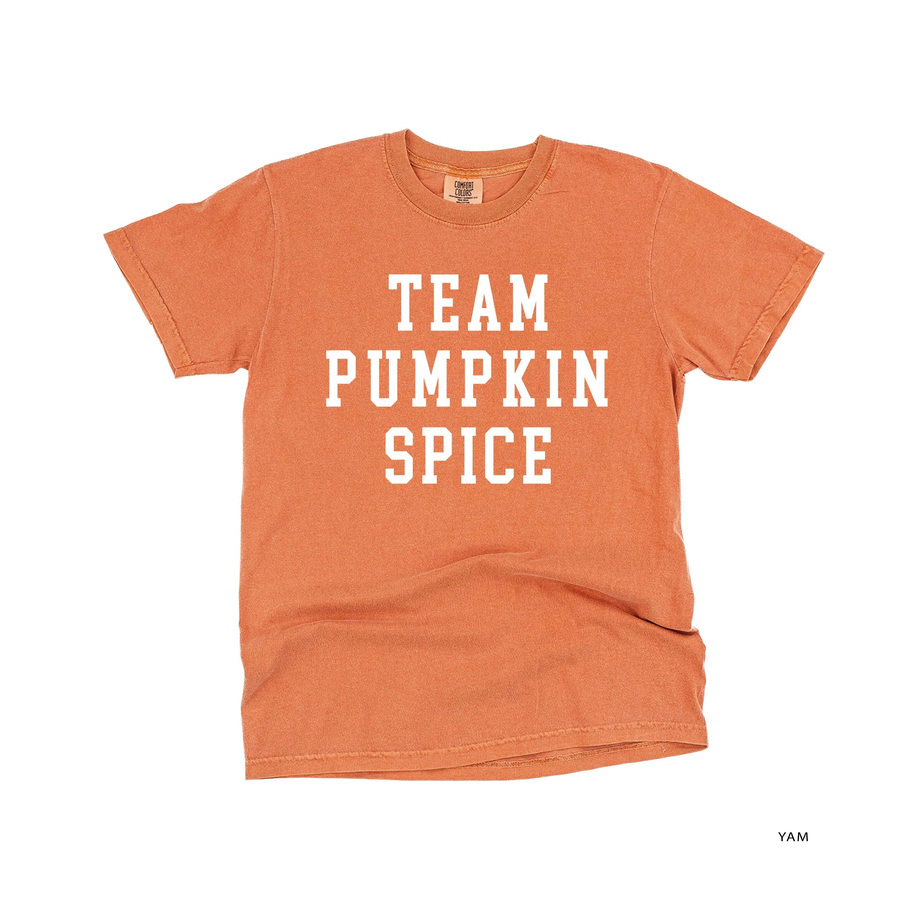 Team Pumpkin Spice - SHORT SLEEVE COMFORT COLORS TEE