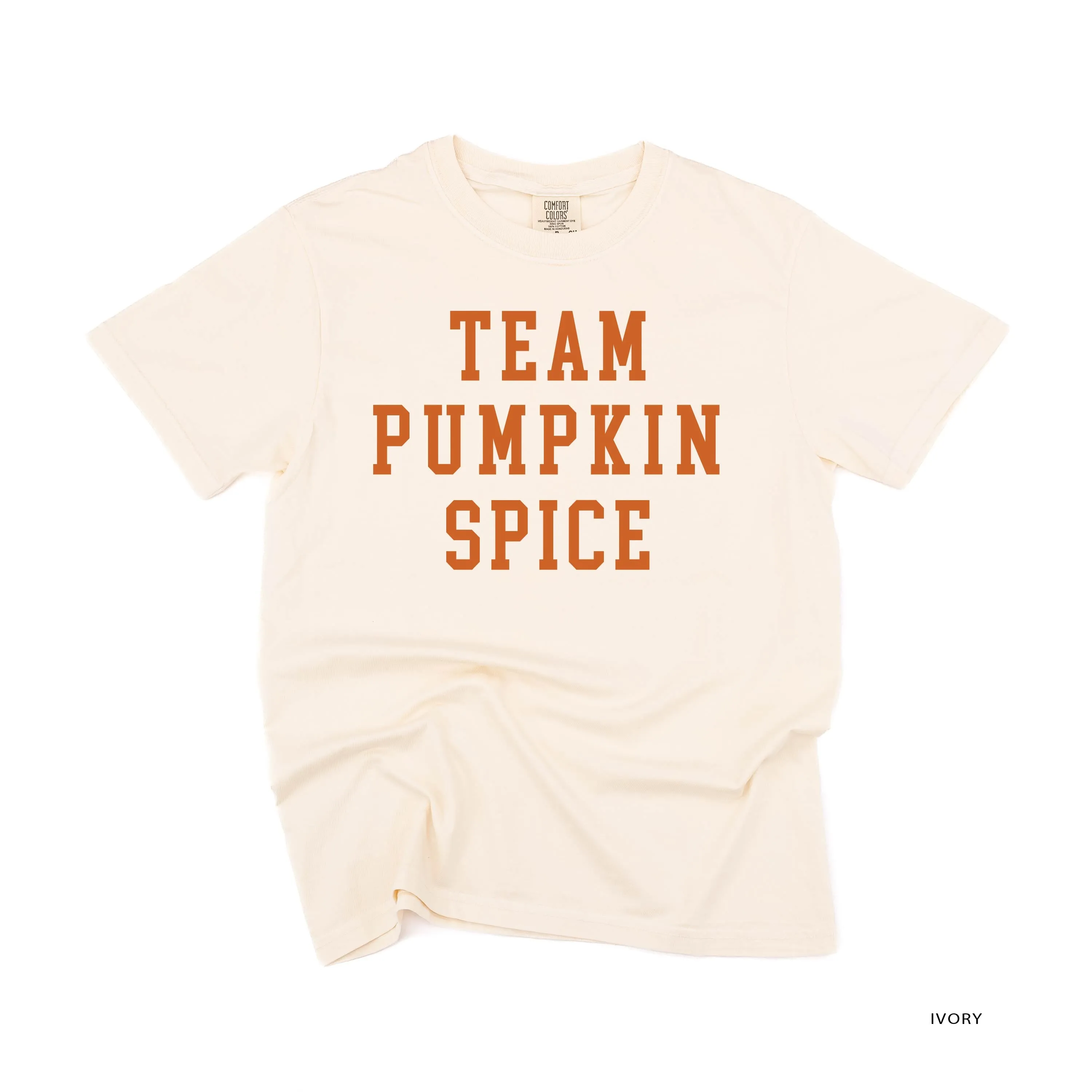 Team Pumpkin Spice - SHORT SLEEVE COMFORT COLORS TEE