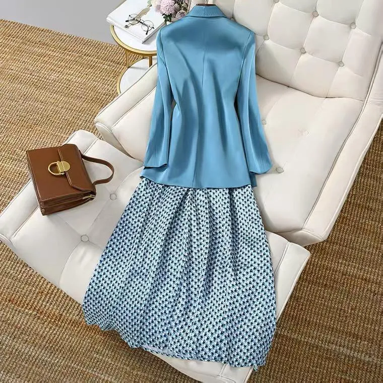 Willa A Line Dress with Blazer