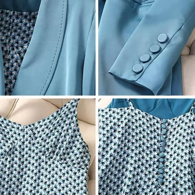 Willa A Line Dress with Blazer